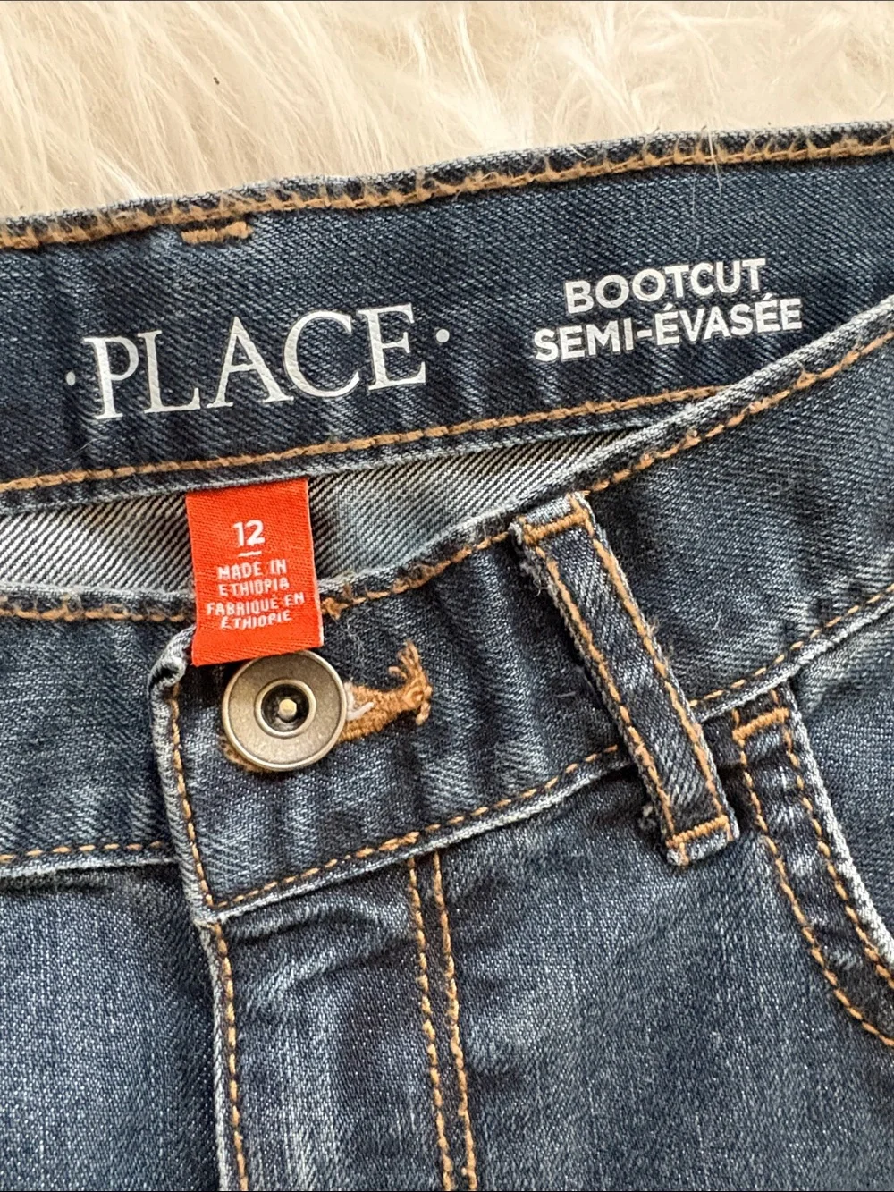 The Children's Place Dark Blue Straight Leg Jeans